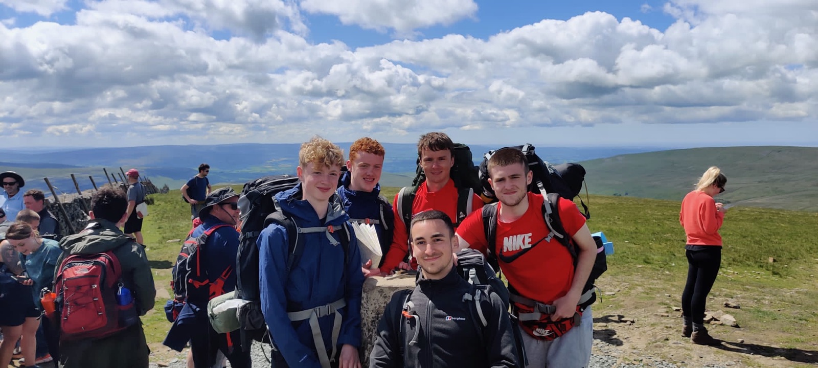 Summit of Whernside, Yorkshire, England
